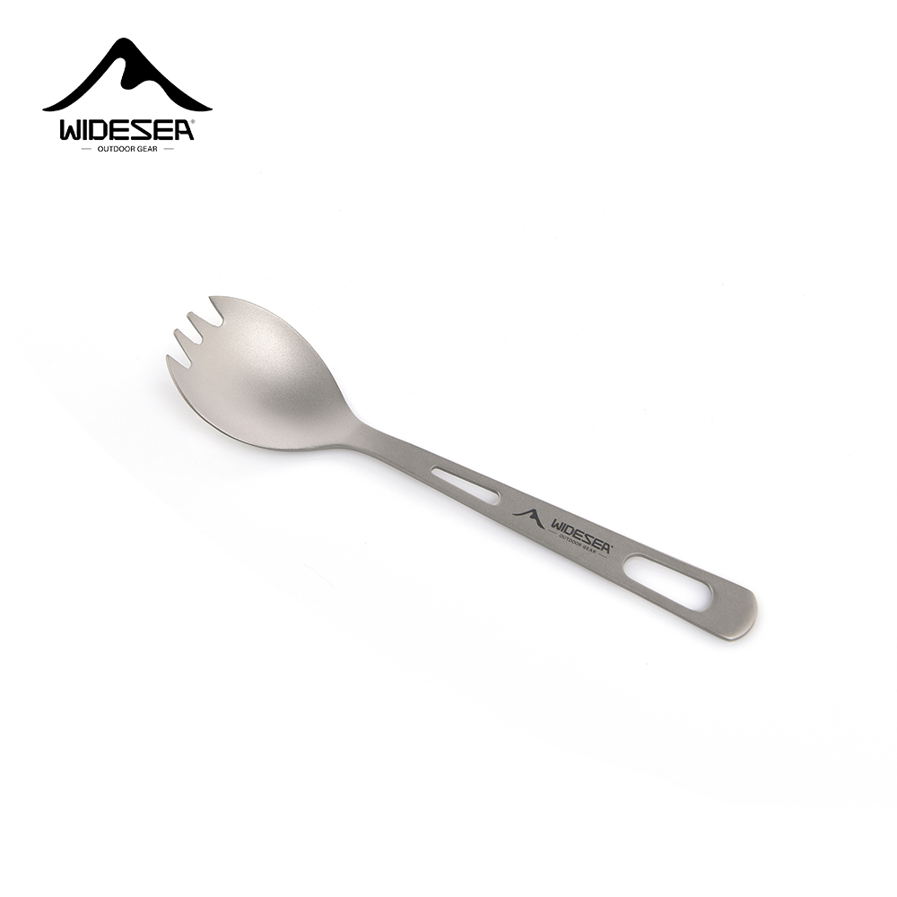 Camp Spork Set - Набор для кемпинга Widesea: титановая ложка-вилка,