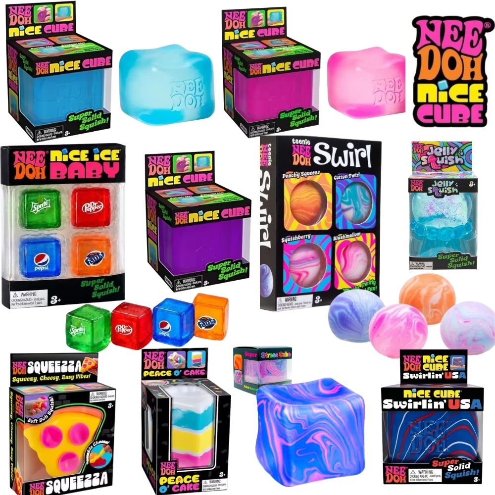 Fire Starter Cube - Сенсорная игрушка-куб Schylling Nee-Doh Nice Cube,