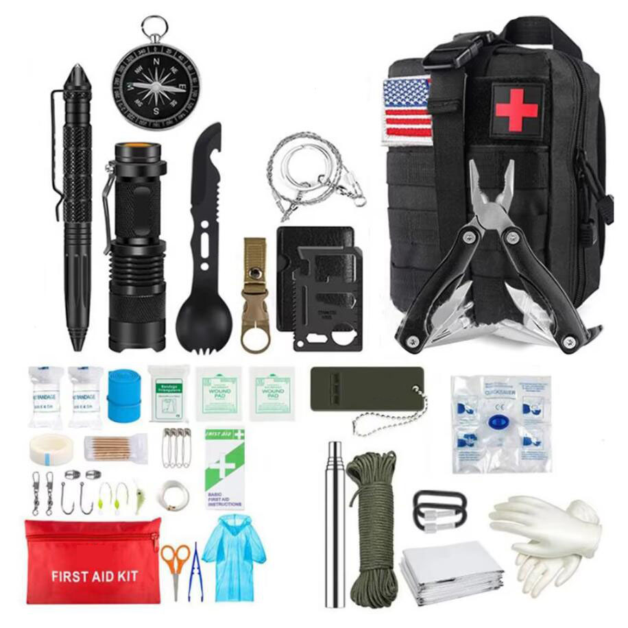 Camping Cooking Set With Bag - Набор первой помощи для выживания, полный