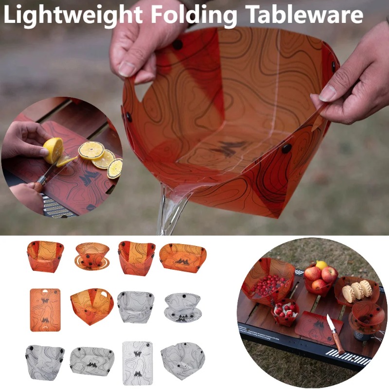 Camping Cooking Unit - Складная посуда для кемпинга, портативная миска,