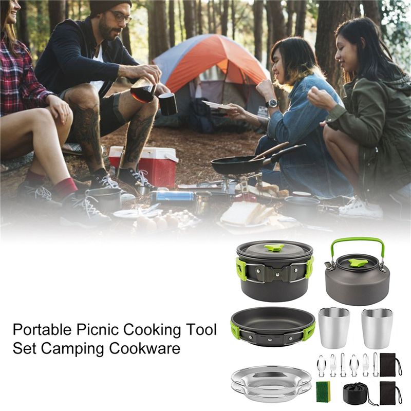 【КУПАТЕЛИ】Посуда для кемпинга, – обзор и цена Camping Hiking Cooking