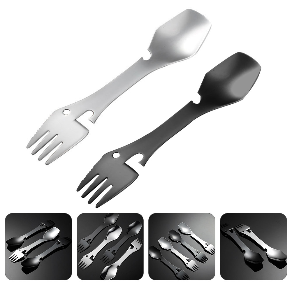 2 шт. нержавеющих стальных сто – обзор и цена Camp Spork Set