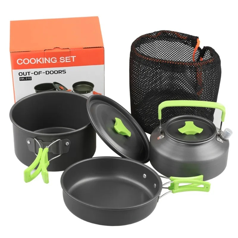 Набор для кемпинга, походная к – обзор и цена Camping Cooking Set With Bag
