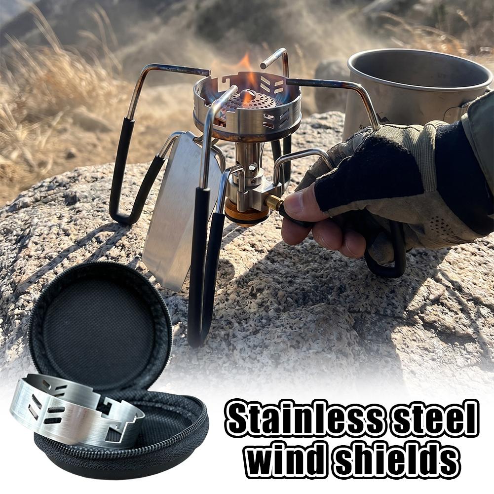 Ветрозащитный экран для газово – обзор и цена Camping Cooking Set With Bag