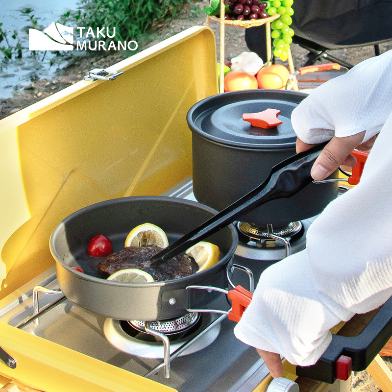 Набор походной посуды для приг – обзор и цена Camping Cooking Set With Bag