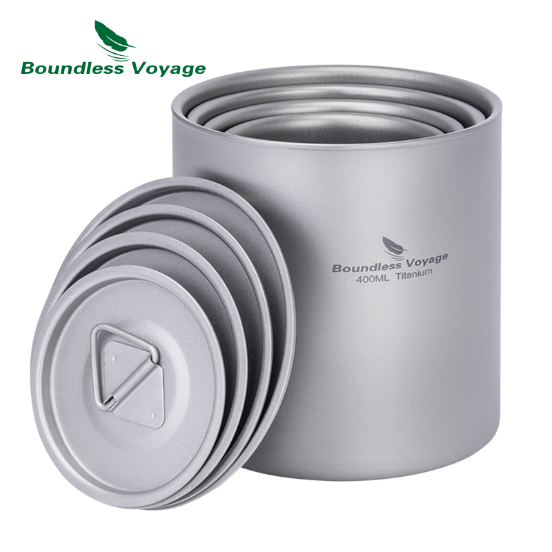 Титановые чашки Boundless Voya – обзор и цена Mess Kit Titanium