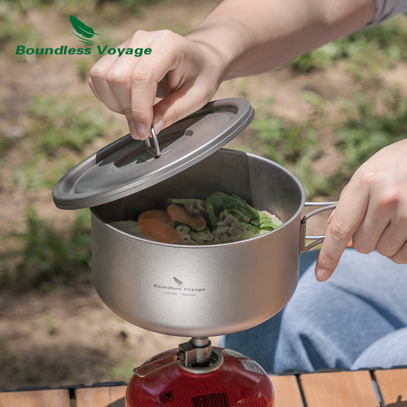 Титановая походная кастрюля Bo – обзор и цена Camping Hiking Cooking