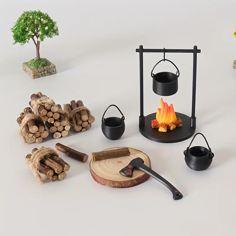 Мини-костер, подвесная плита,  – обзор и цена Camping Hanging Cooking Pot