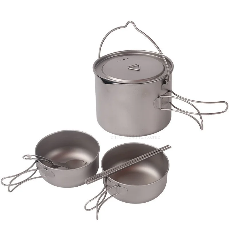 Набор походной посуды из чисто – обзор и цена Camping Hanging Cooking Pot