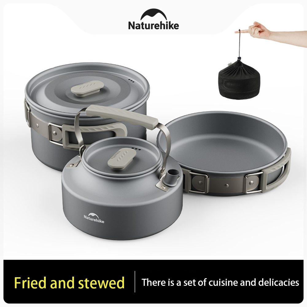Набор уличных кастрюль Natureh – обзор и цена Camping Hanging Cooking Pot