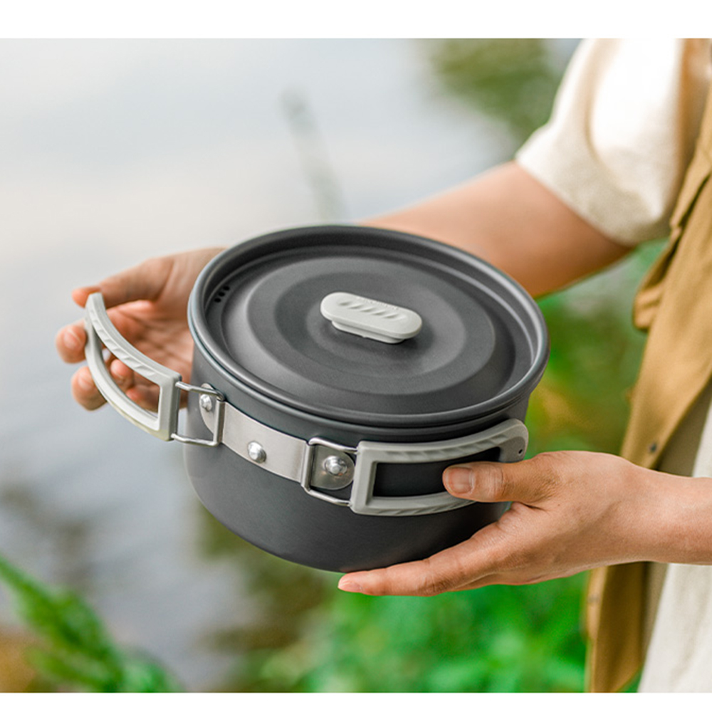 Набор уличных кастрюль Natureh – обзор и цена Camping Hanging Cooking Pot